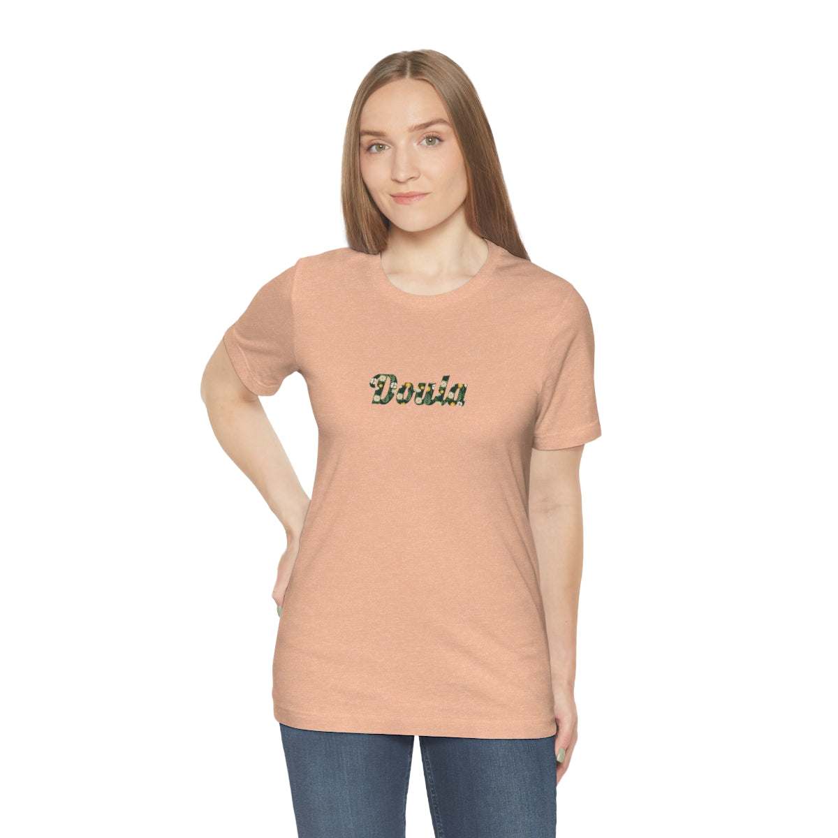 Doula (Flowers) T-Shirt - Mighty Midwife