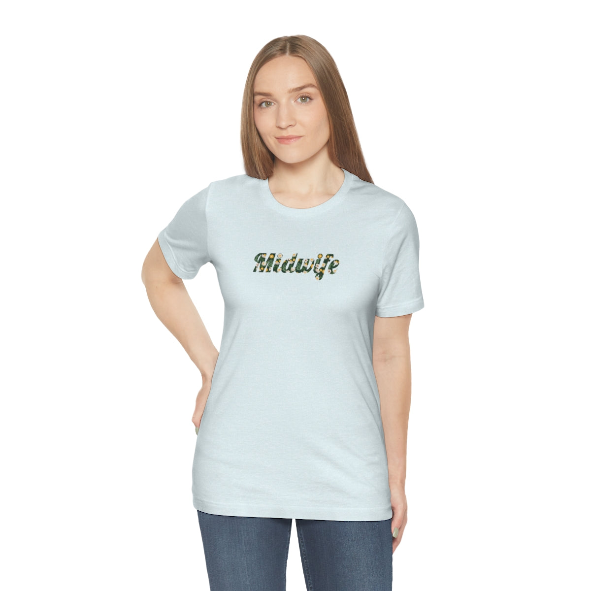 Midwife (Flowers) T-Shirt - Mighty Midwife