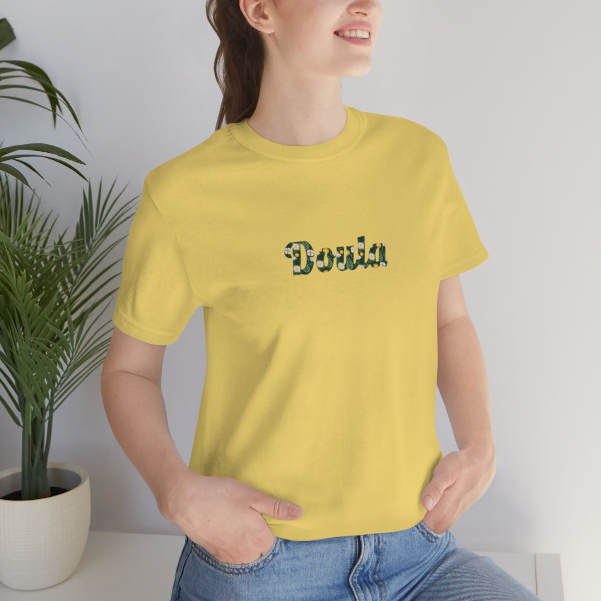 Doula (Flowers) T-Shirt - Mighty Midwife