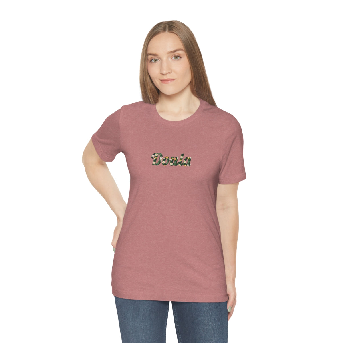 Doula (Flowers) T-Shirt - Mighty Midwife