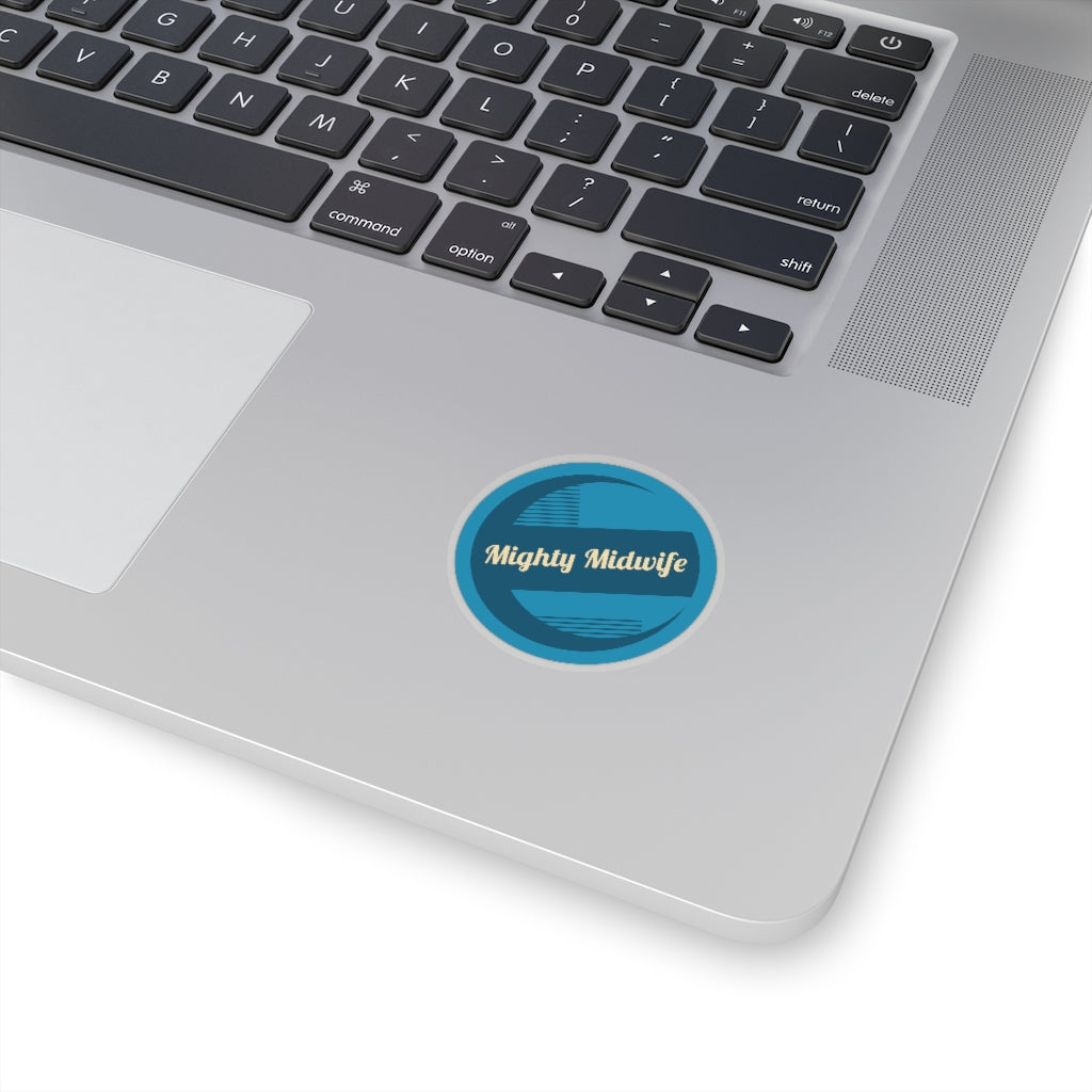 Mighty Midwife Sticker - Blue - Mighty Midwife