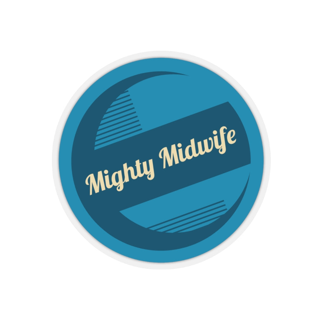 Mighty Midwife Sticker - Blue - Mighty Midwife