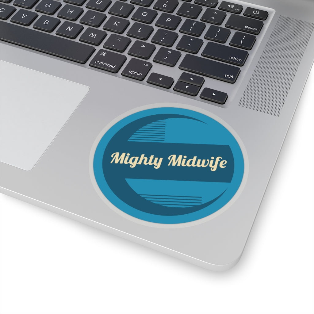 Mighty Midwife Sticker - Blue - Mighty Midwife