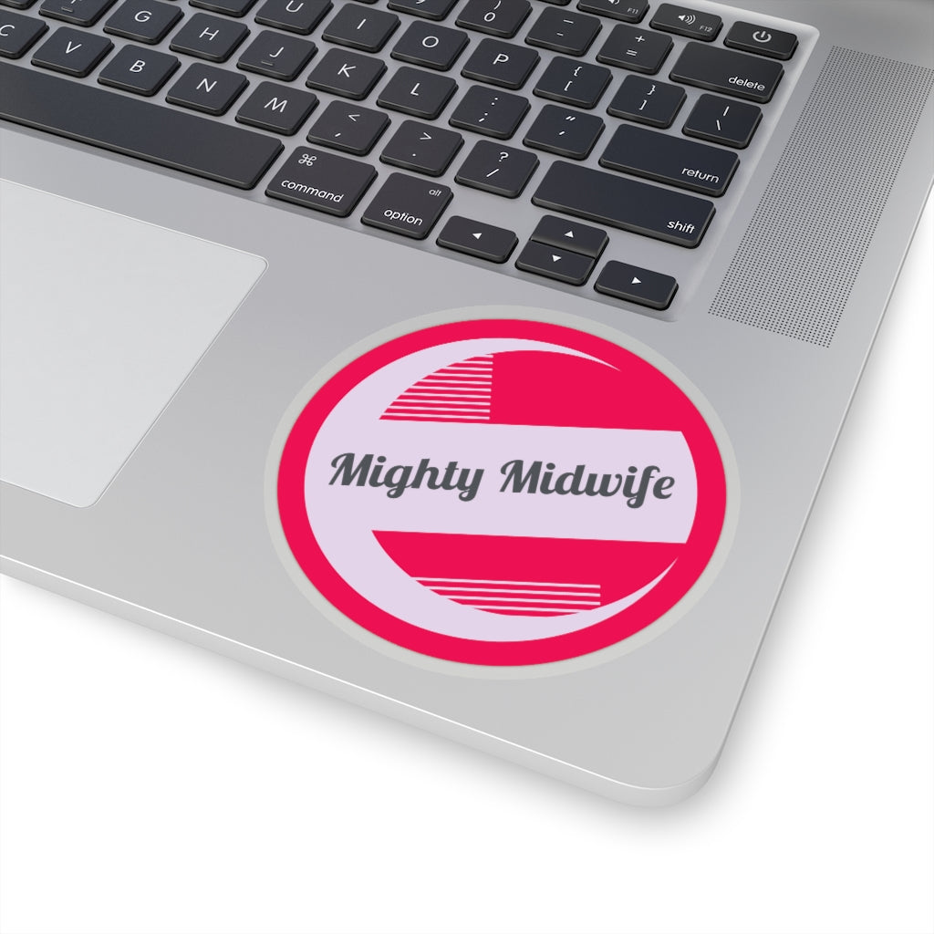 Mighty Midwife Sticker - Pink - Mighty Midwife