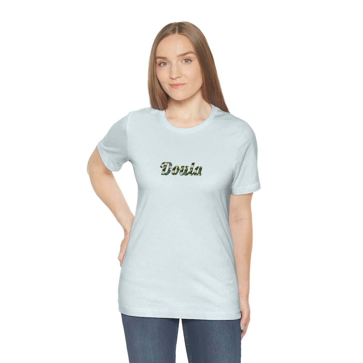 Doula (Flowers) T-Shirt - Mighty Midwife