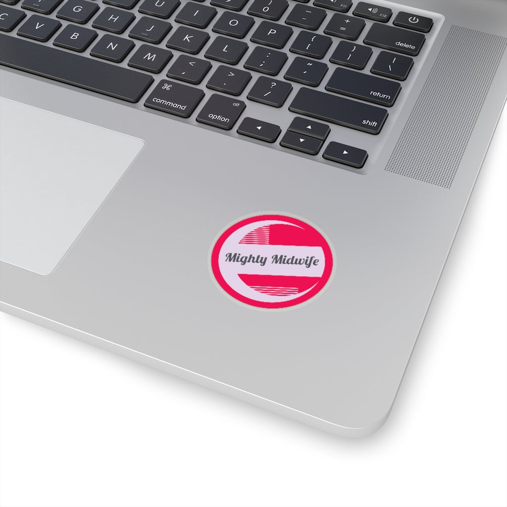 Mighty Midwife Sticker - Pink - Mighty Midwife